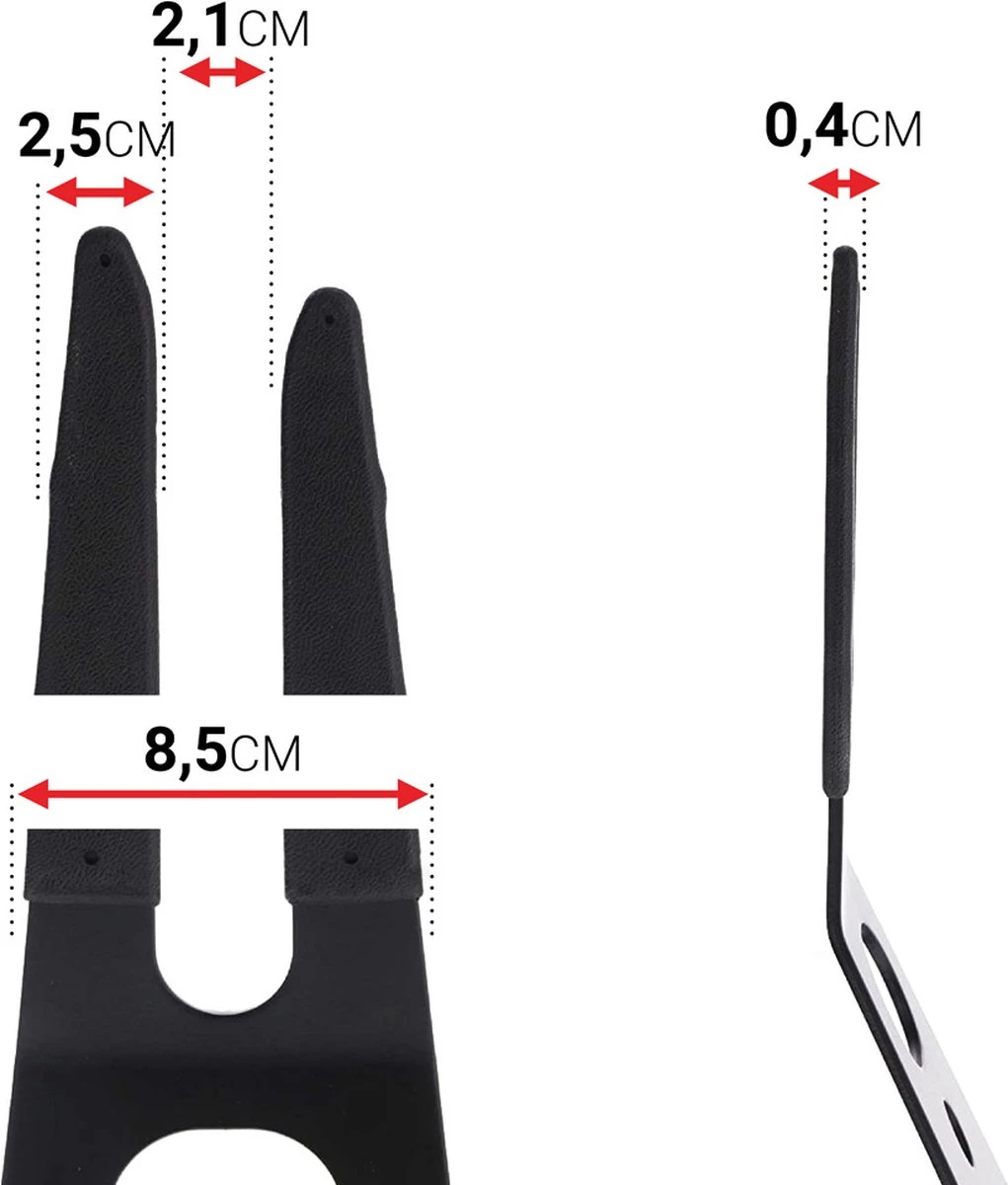 TRIVIO - Fietsstandaard - Zwart - Staal - Afbeelding 2