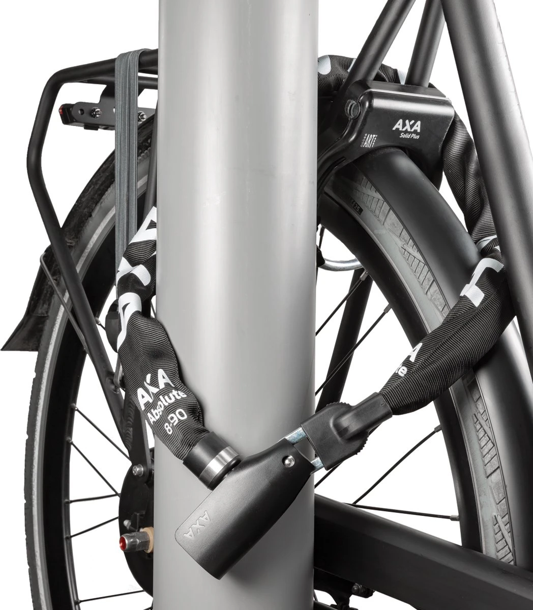 AXA Absolute 8 Kettingslot - Slot Voor Fietsen - 110 Cm - 8 Mm - Zwart - Afbeelding 4