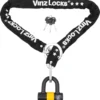 VINZ Kungur ART 3 Kettingslot 120 Cm / Fietsslot / Scooterslot / Motorslot / Schijfremslot