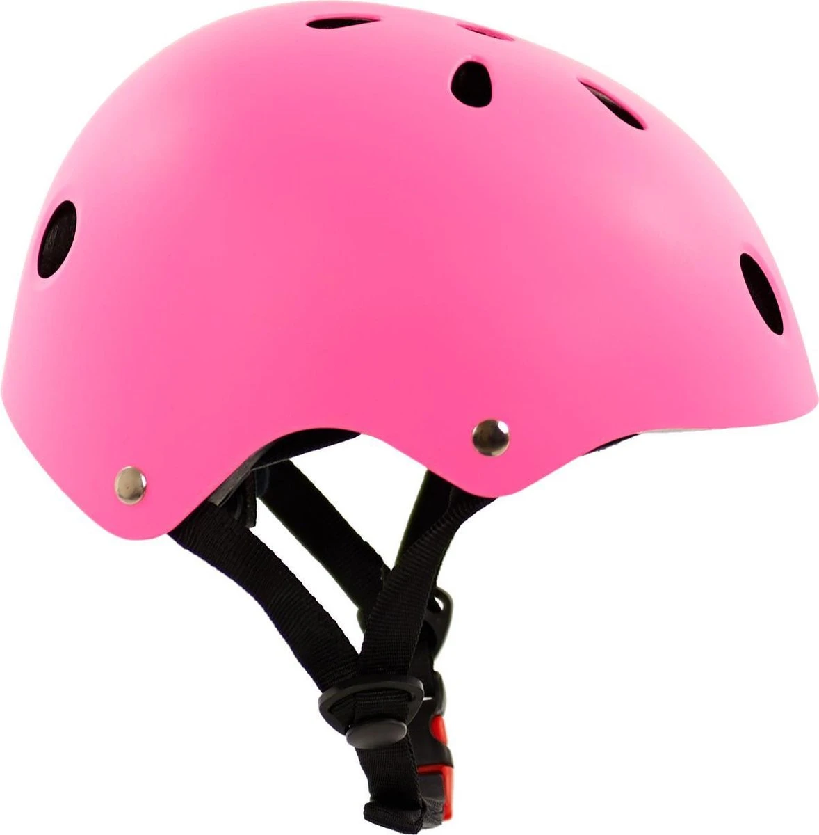 Sajan Fietshelm - Skatehelm - Helm Mat-Fuchsia - Maat-S - Afbeelding 4