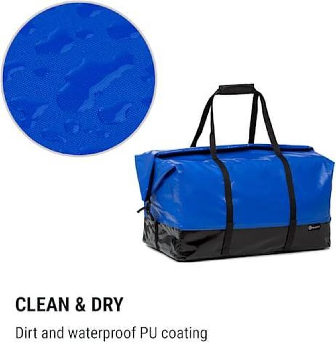 Klarfit Follower Fietsaanhanger Set - Fietskar 16" Luchtband - Aanhangwagen 35 Kg Belastbaarheid - Transporttas 120 Liter - Afbeelding 5