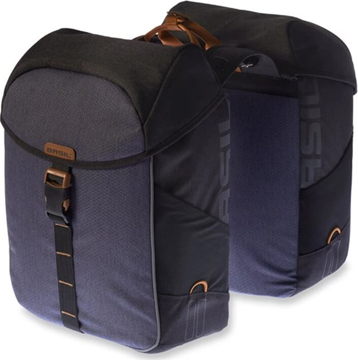 Basil Miles Dubbele Fietstas - Zwart - 34 Liter - Afbeelding 13