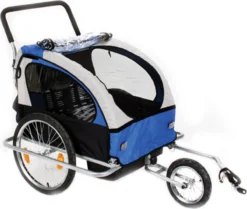 X-tract Kinderfietskar - Grijs/blauw - TJ-2