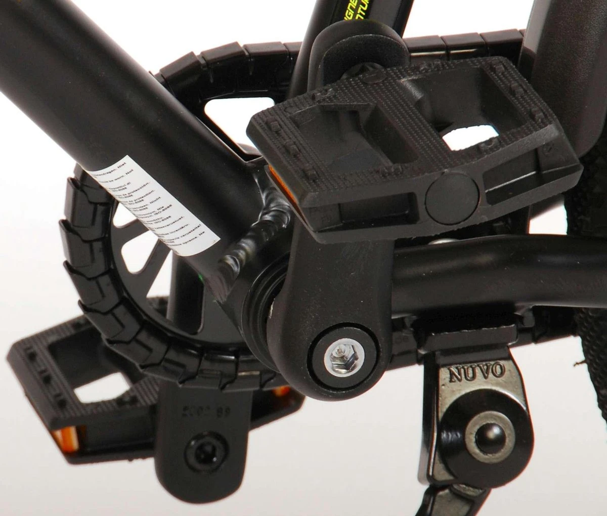 Volare Blaster Kinderfiets - Jongens - 18 Inch - Zwart Geel Groen - Prime Collection - Afbeelding 16