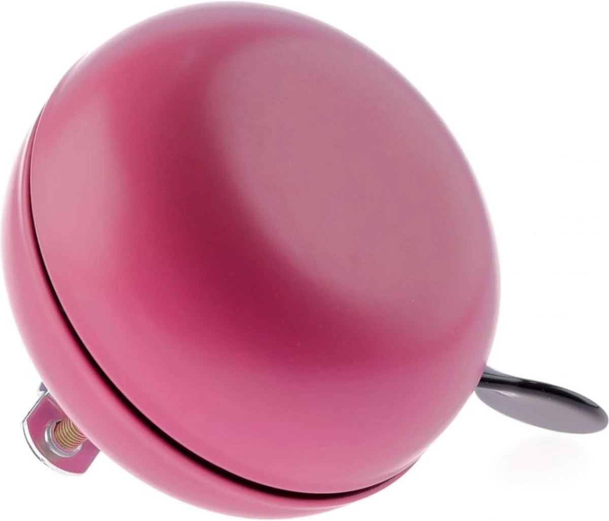 Fietsbel Ding-Dong NietVerkeerd ø80mm - Cabarnet Pink