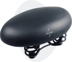 Voltano Rokzadel / Fietszadel – Rok – Zwart - Foam Vulling - Ademend En Comfortabel Materiaal