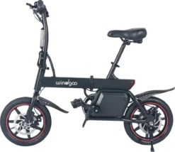 Windgoo B3 Elektrische Fiets Step Met Trapondersteuning - Zwart - 25 Km Per Uur - 350W - Geen Trappers