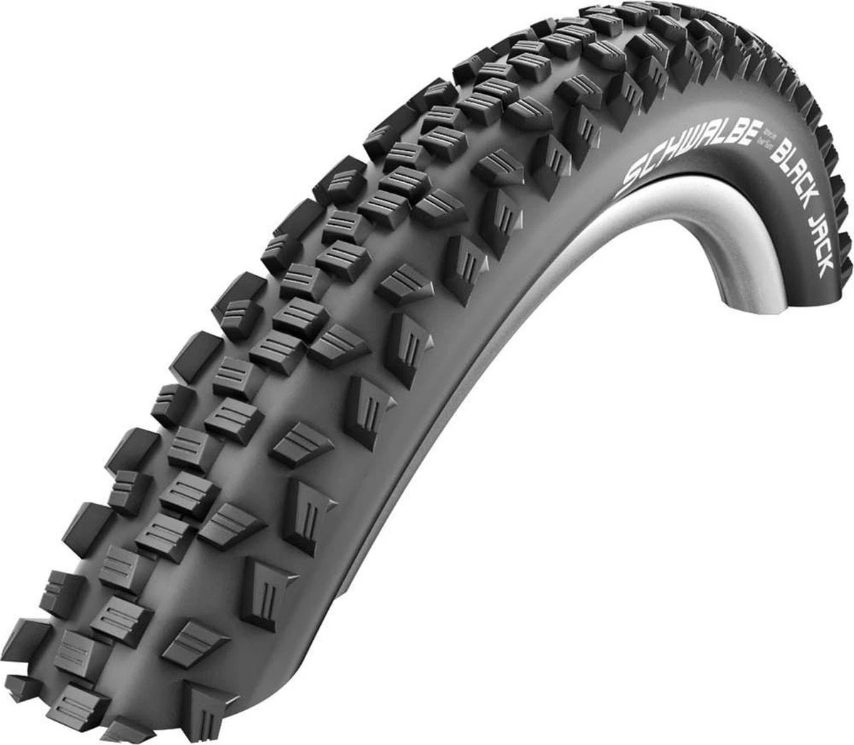 Schwalbe Buitenband - Black Jack K-Guard - 24 Inch X 1.90 - Zwart - Afbeelding 3