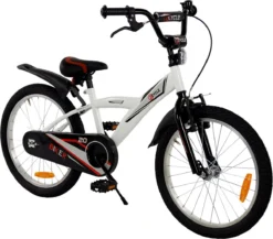 2Cycle Biker Kinderfiets - 20 Inch - Wit - Jongensfiets