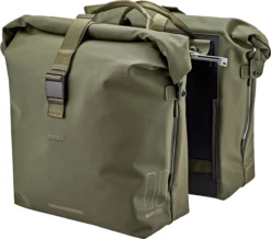 Basil SoHo Dubbele Fietstas MIK - Mosgroen - 41 Liter