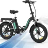 HITWAY E Bike Elektrische Fiets 20 Inch Dikke Band Opvouwbare Elektrische Fiets, 250W/36V/11,2Ah Batterij, Max. Bereik Tot 35-90km, Off-road Mountainbike Met Shimano 7 Versnellingen, Stad EBike Heren Dames