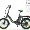 Merkloos Windgoo E20 Urban- Elektrische Fiets - E-bike - 20Inch - 12.5Ah - APP - Fat Tire - 7 Speed Shimano