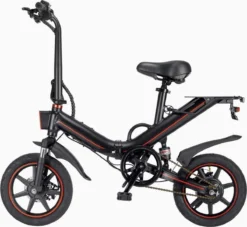 OUXI - V5 - 16 Inch - Elektrische Fiets - E Bike - Elektrische Vouwfiets - APP IOS/ Android - 500W Motor - 15Ah Lithuim Ion Batterij - Zwart