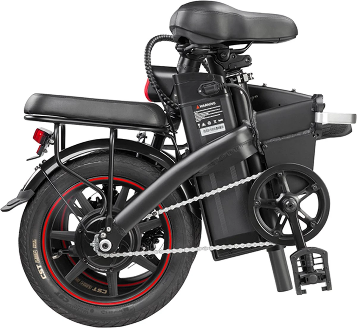 F-Wheel DYU A5 - Elektrische Vouwfiets - E Bike - 14 Inch - 7.5 Ah - 25km/u - Zwart - Afbeelding 11