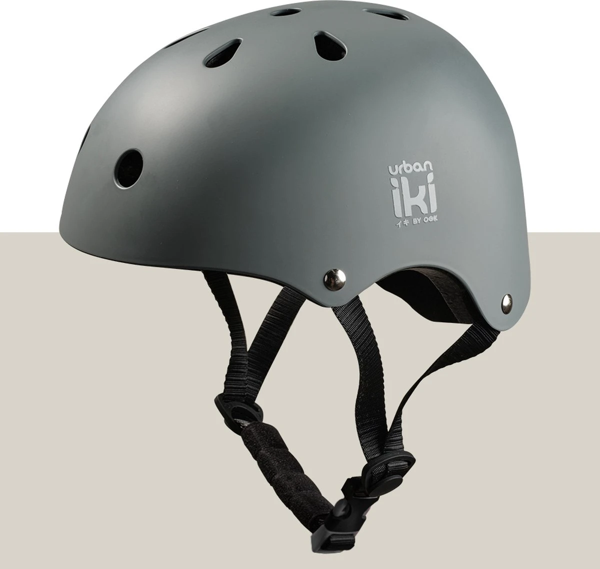 Urban Iki Fietshelm - Ishikoro Grey - Maat M (51 - 54cm)