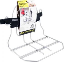 Steco Bagagedrager Verbreder Monkey-mee Staal - 31cm Breed - Zilver