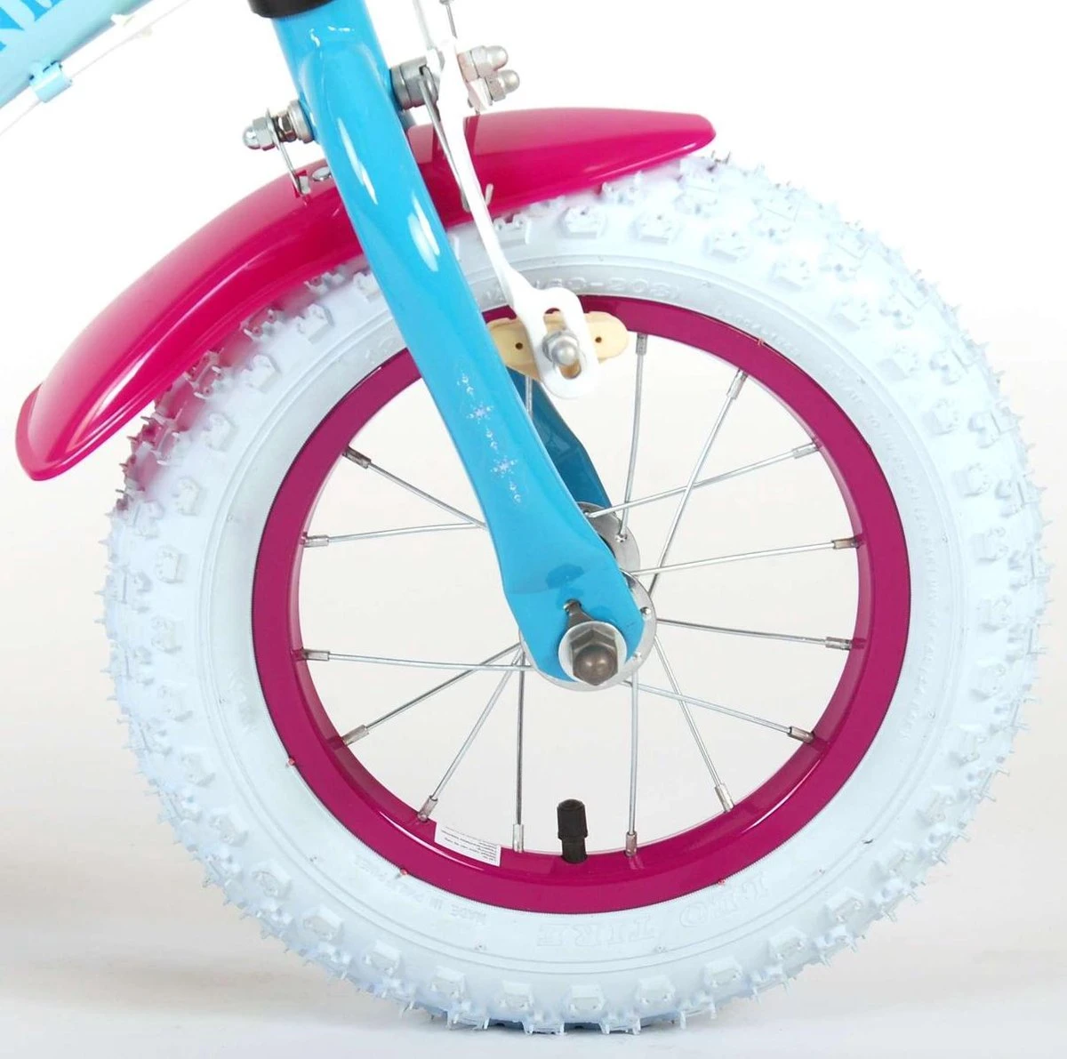 Volare Disney Frozen 2 Kinderfiets - Meisjes - 12 Inch - Blauw/Paars - Twee Handremmen - Afbeelding 5