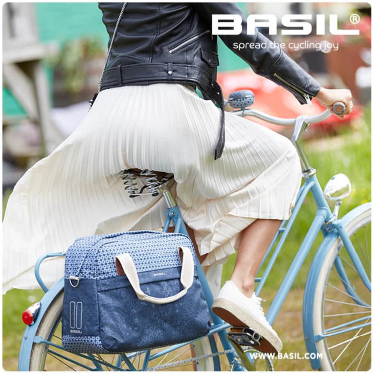 Basil Bohème Fietsschoudertas - Enkele Fietstas - Blauw - 18 Liter - Afbeelding 11