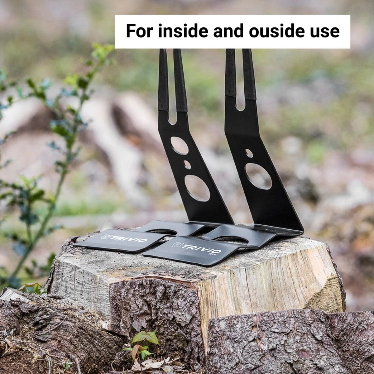 TRIVIO - Fietsstandaard - Zwart - Staal - Afbeelding 6