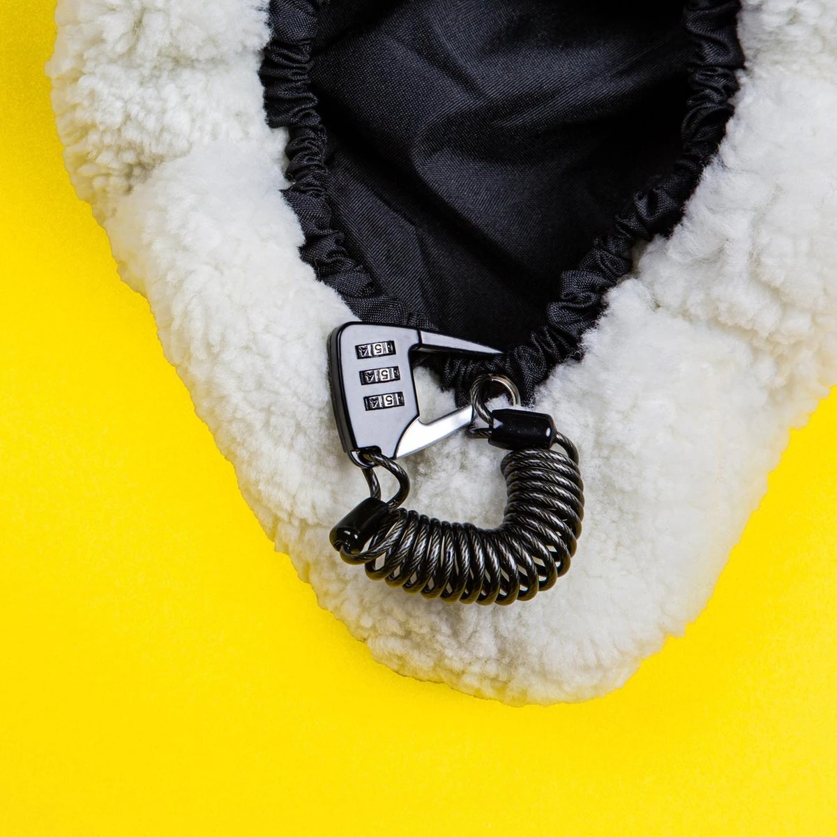 Sunny Bum Zadelhoes, Fietszadel Dames En Heren, Waterdicht En Comfortabel, Incl. Fietsslot En Veiligheidskabel, Dubbelzijdig Zadel Met Schapenvacht - Afbeelding 2