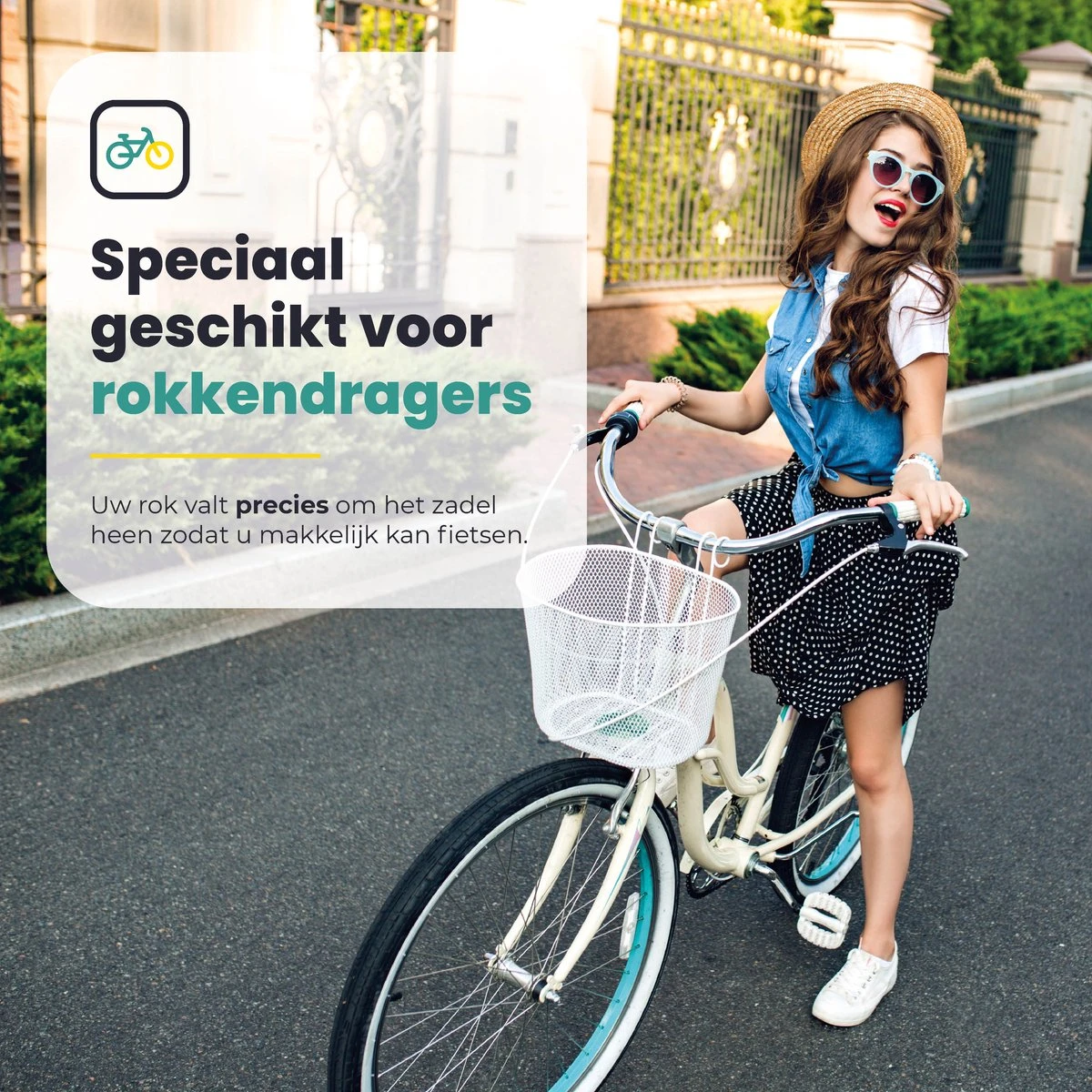 Voltano Rokzadel / Fietszadel – Rok – Zwart - Foam Vulling - Ademend En Comfortabel Materiaal - Afbeelding 2