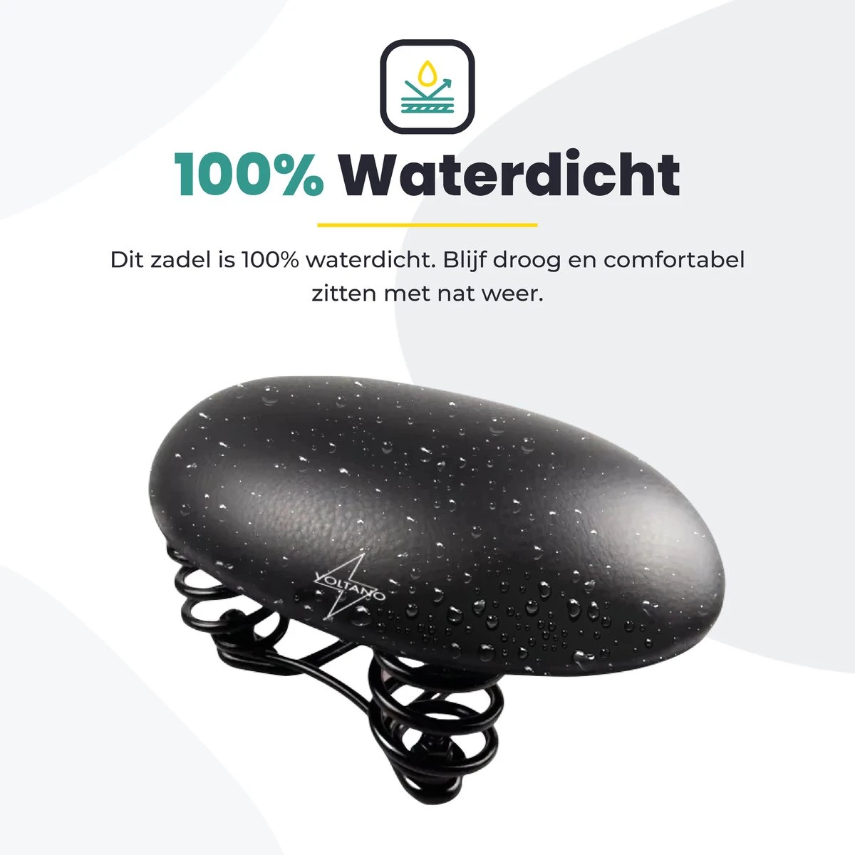 Voltano Rokzadel / Fietszadel – Rok – Zwart - Foam Vulling - Ademend En Comfortabel Materiaal - Afbeelding 8