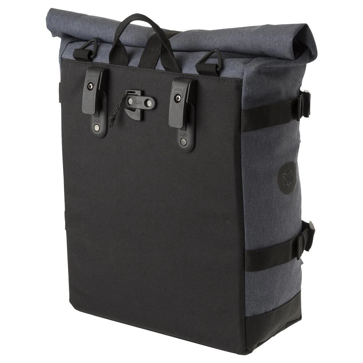 AGU Urban H2O Roll-Top Enkele Fietstas - Tas Met Afneembare Schouderriem - 3M Reflectie - Waterdicht - 14 Liter - Grijs - Afbeelding 10