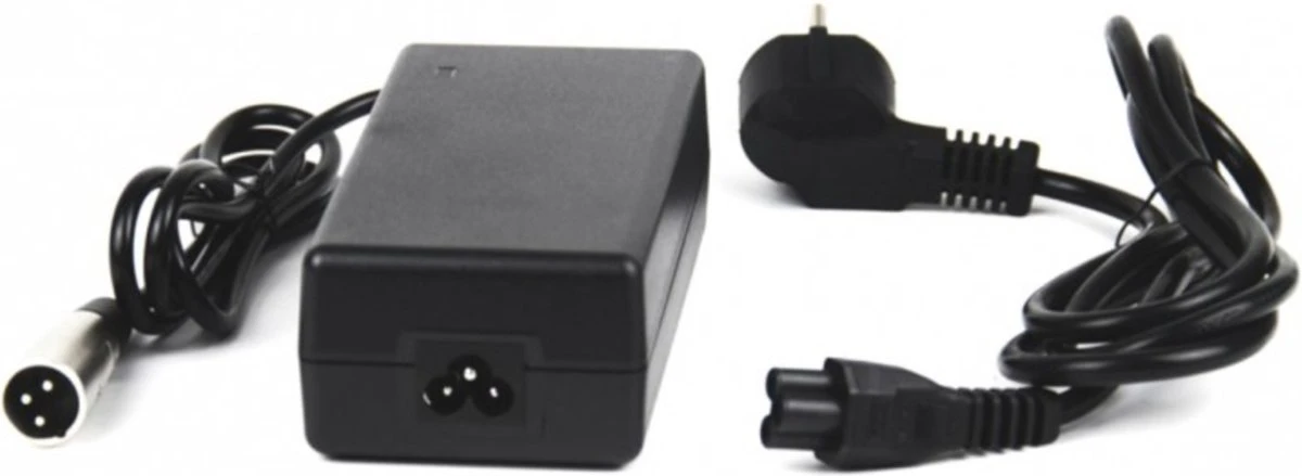 Universele Fietsaccu Lader - Elektrische Fietsoplader - 36V - 2A - Met XLR 3 Pins Stekker