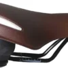 Selle Zadel Comfort Bruin Met Witte Bumpers - Zonder Strop