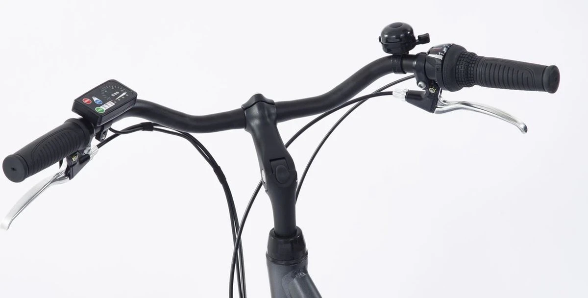 Amigo E-Vibe D1 - Elektrische Stadsfiets Voor Heren - Met 7 Versnellingen - Matgrijs - Afbeelding 3