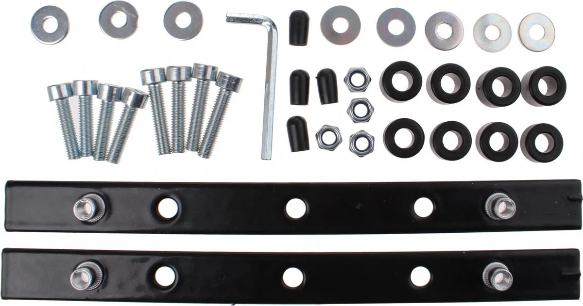 Basil Weave WP Fietsmand - Achter - Kunststof - Inclusief Bevestigingssysteem - Zwart - Afbeelding 2