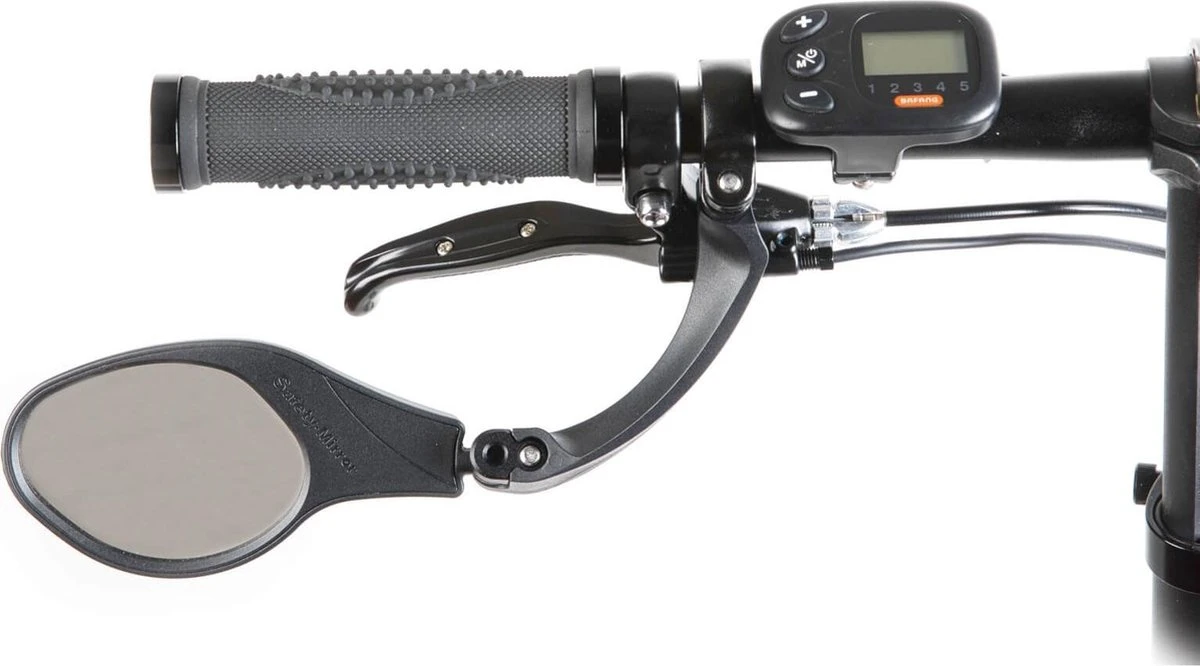 Mirage Fietsspiegel - Verstelbaar - Stuurbevestiging 22.2 Mm - Zwart - Afbeelding 8