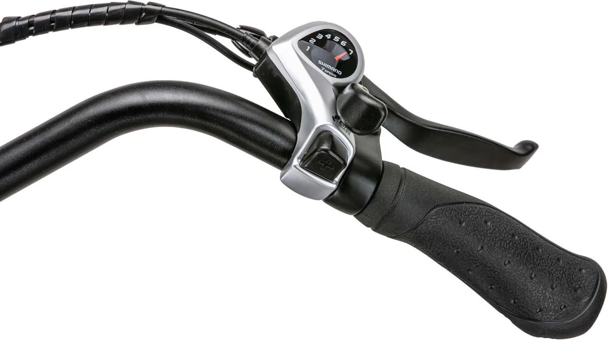 Red6 Elektrische Fiets Brooklyn - E-bike Fiets - 40-65KM | 28 Inch | 250W Motor | Zwart - Afbeelding 2