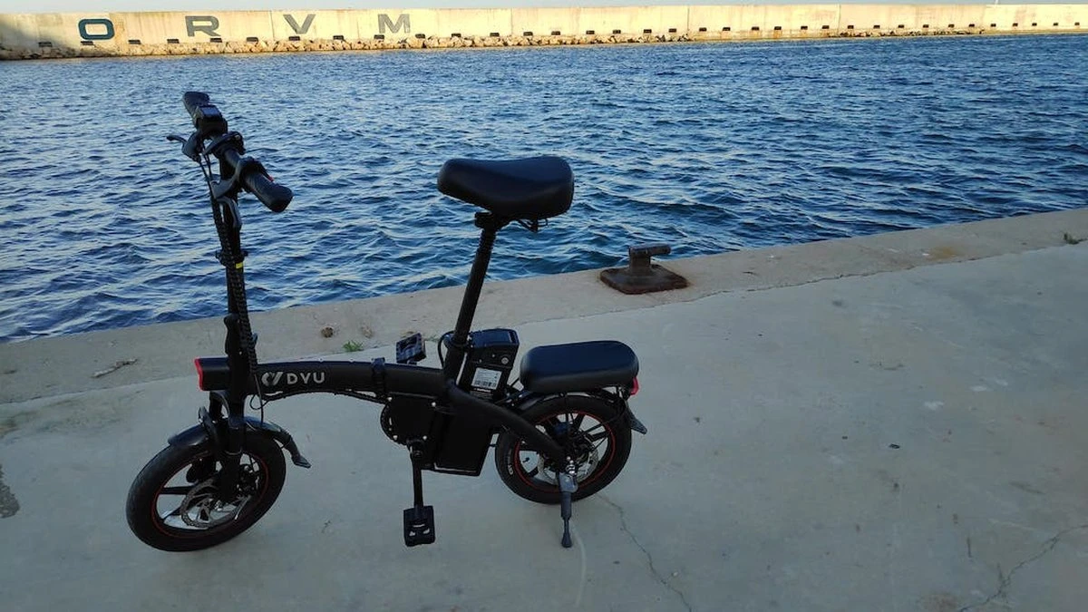 F-Wheel DYU A5 - Elektrische Vouwfiets - E Bike - 14 Inch - 7.5 Ah - 25km/u - Zwart - Afbeelding 17