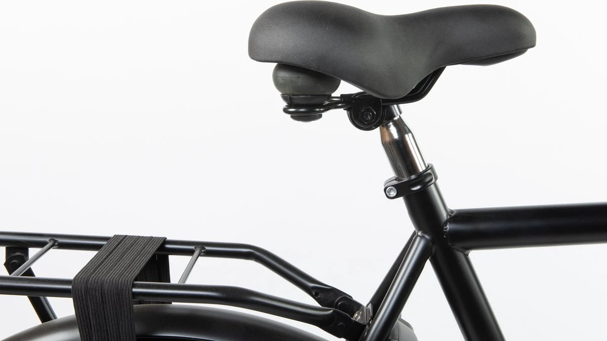 Static Herenfiets Urban 61 Cm Mat Zwart - Afbeelding 2