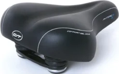Contec City/Tour Anatomic 2 Fietszadel 100% Waterdicht - Gepatenteerde Opbouw Voor Het Beste Comfort
