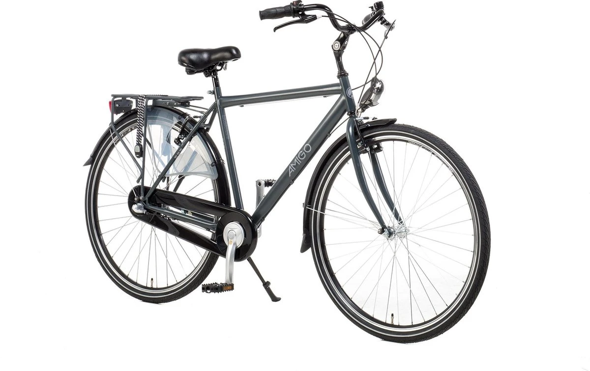 Amigo Bright - Herenfiets 28 Inch - Fiets Met 3 Versnellingen - Antraciet - Afbeelding 5