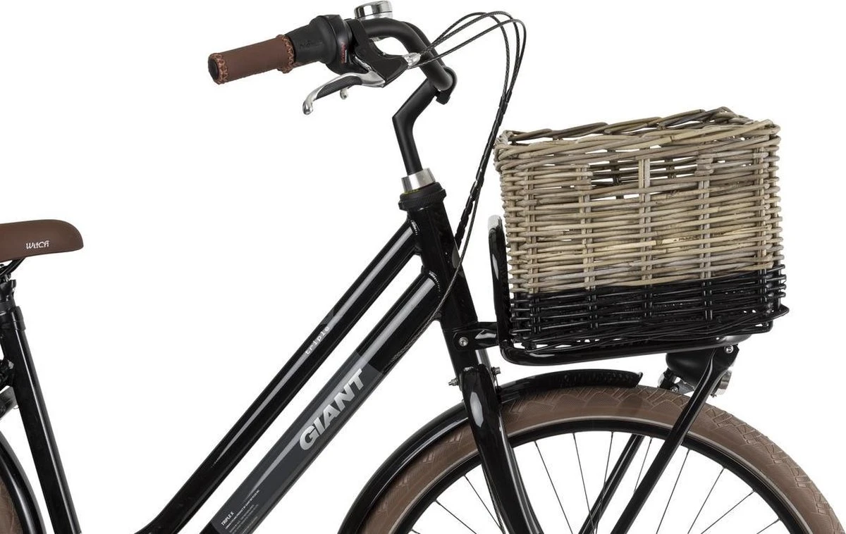 Fastrider Nero Rotan Fietsmand - Naturel - 26L - Handgemaakt - Afbeelding 4
