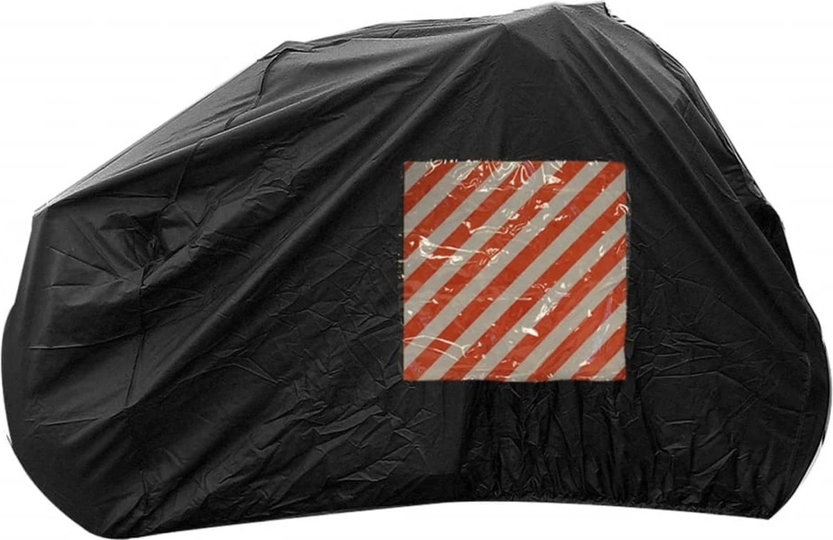 ProPlus Fietsbeschermhoes Voor 2 Fietsen Met Zichttas Voor Waarschuwingsbord Voor Caravans En Campers - Afbeelding 3