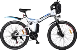 Myatu E-Bike 26-inch E-bike Voor Vrouwen En Mannen, Mountainbike Elektrische Fiets Met 36V 10.4AH Accu En Shimano 21 Versnellingen, 21 Versnellingen, Derailleur, 250 W