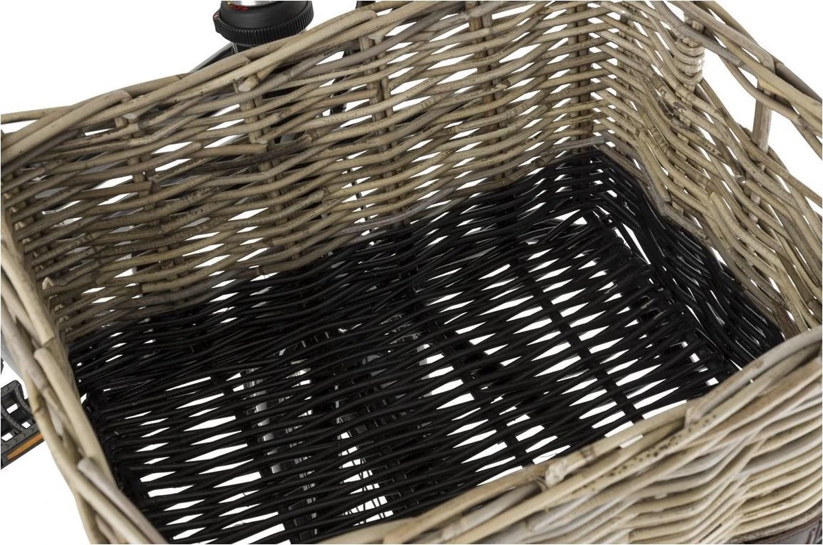 Fastrider Nero Rotan Fietsmand - Naturel - 26L - Handgemaakt - Afbeelding 6