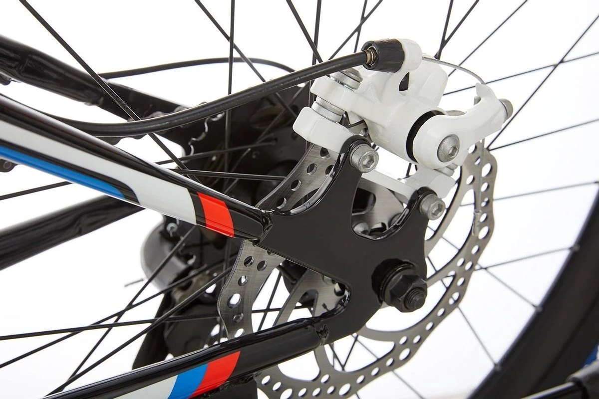 Supersuper Kiyoko Kinder Mountainbike - 7 Versnellingen - 24 Inch - Jongens - Zwart/Blauw - Afbeelding 3