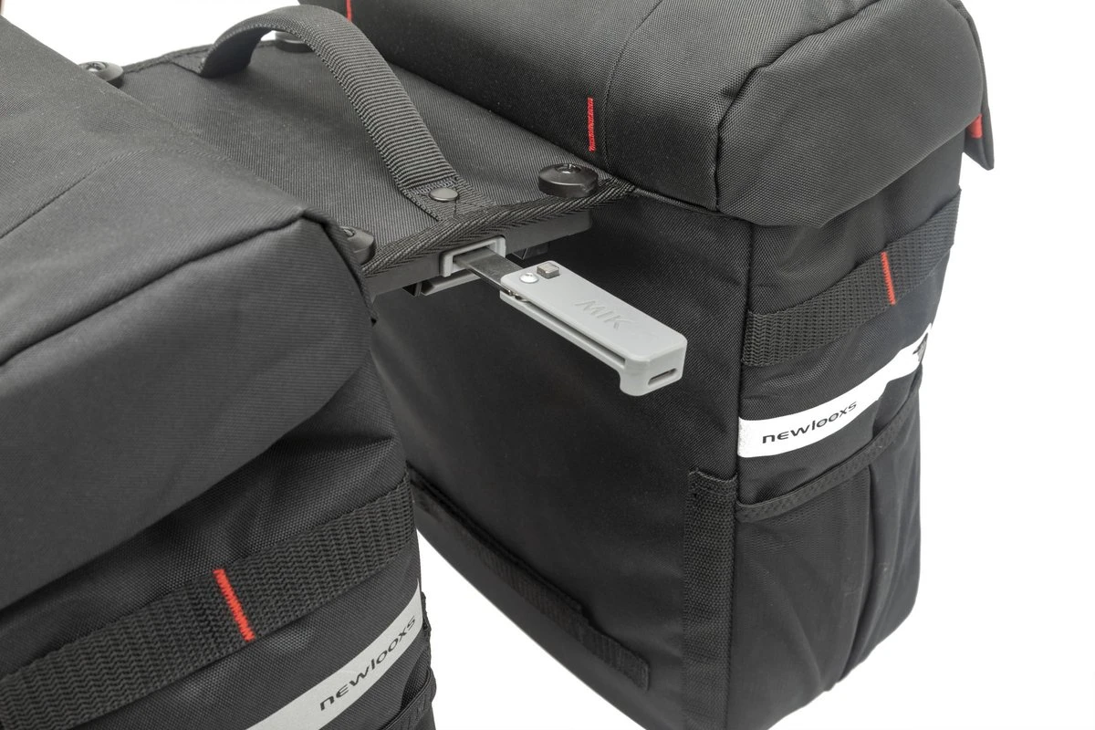 New Looxs Vigo Double MIK Dubbele Fietstas - Afneembaar - 37 Liter - Zwart - Afbeelding 10