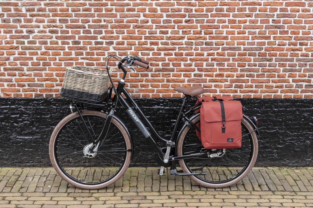 Fastrider Nero Rotan Fietsmand - Naturel - 26L - Handgemaakt - Afbeelding 8