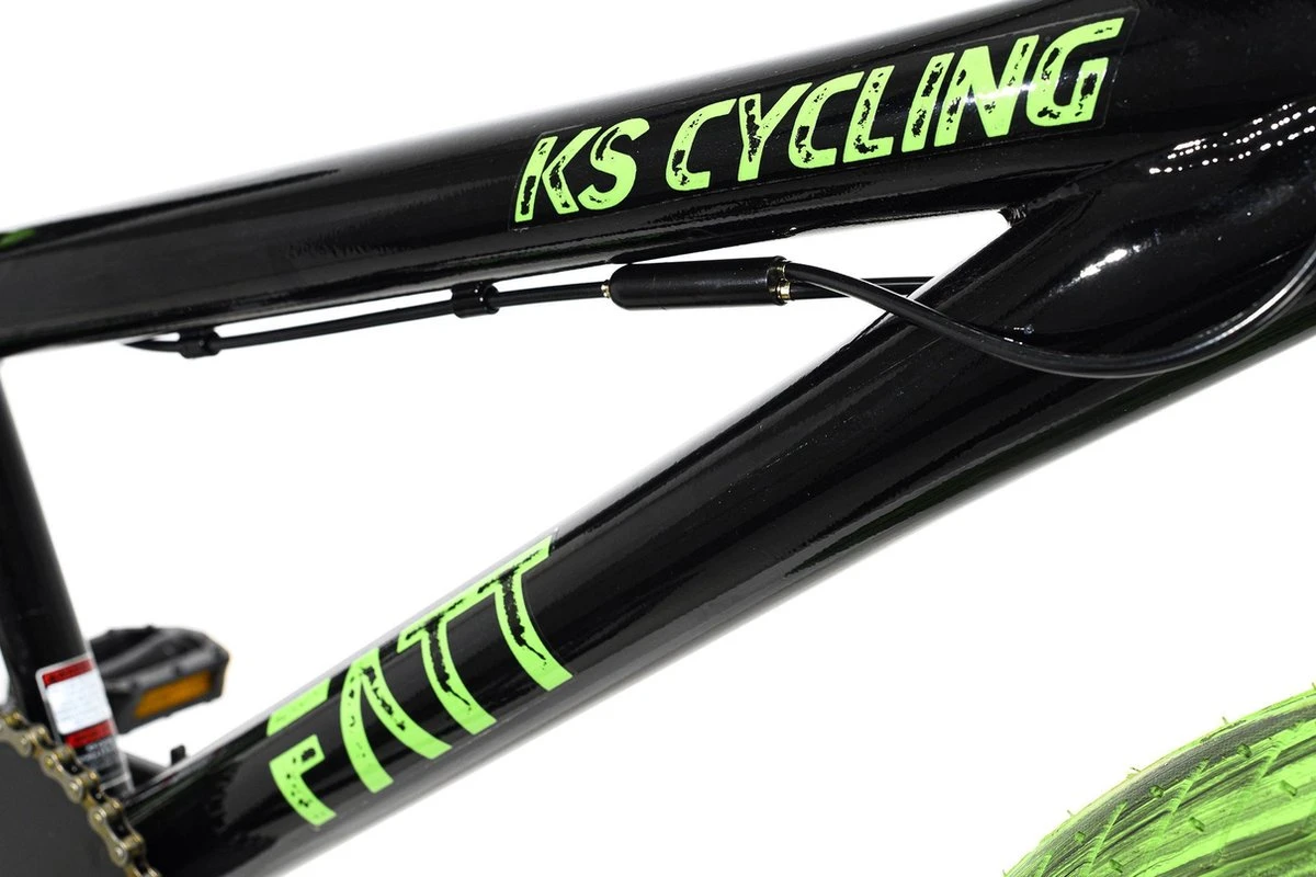 Ks Cycling Fiets BMX Freestyle 20'' Fatt Zwart-groen - 25 Cm - Afbeelding 11