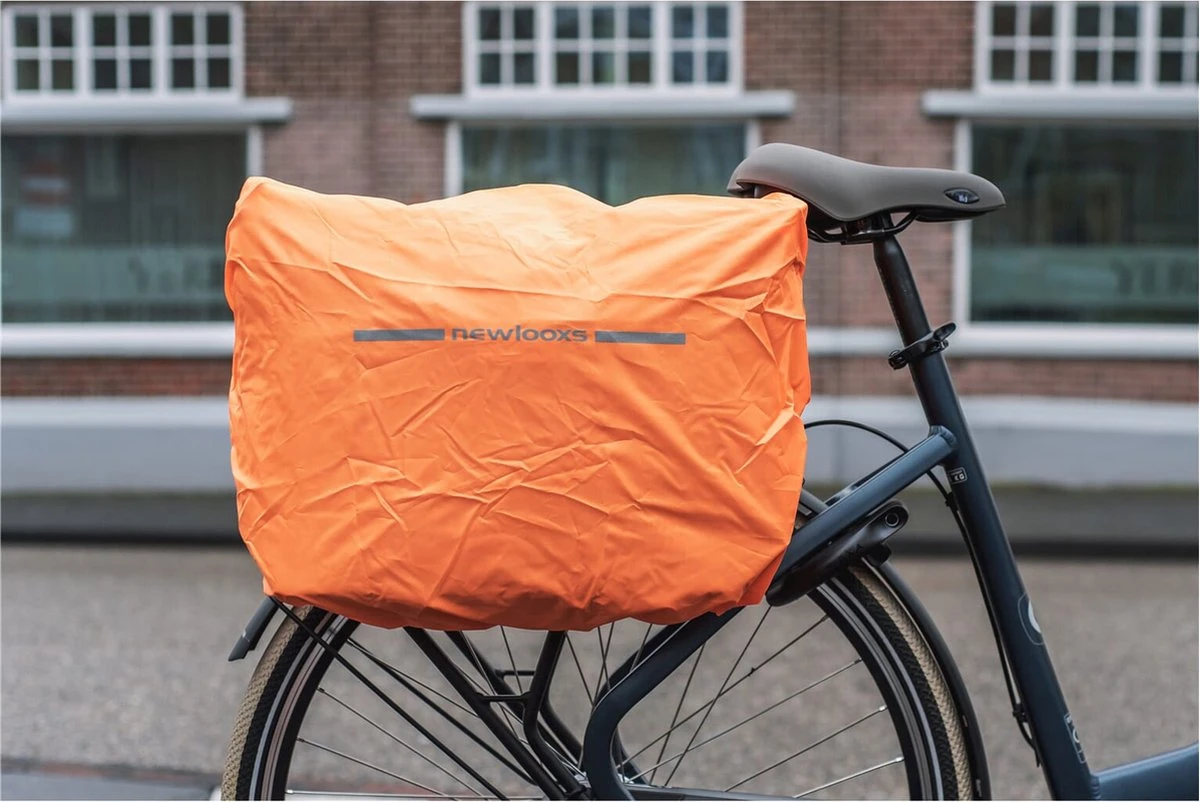 New Looxs Tendo Forest Enkele Fietstas Laptoptas Shopper - 15 Inch Laptopvak - 21 Liter - Blauw - Afbeelding 6