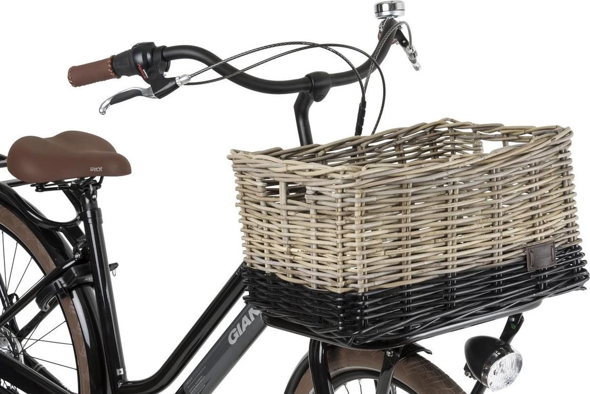 Fastrider Nero Rotan Fietsmand - Naturel - 26L - Handgemaakt - Afbeelding 5
