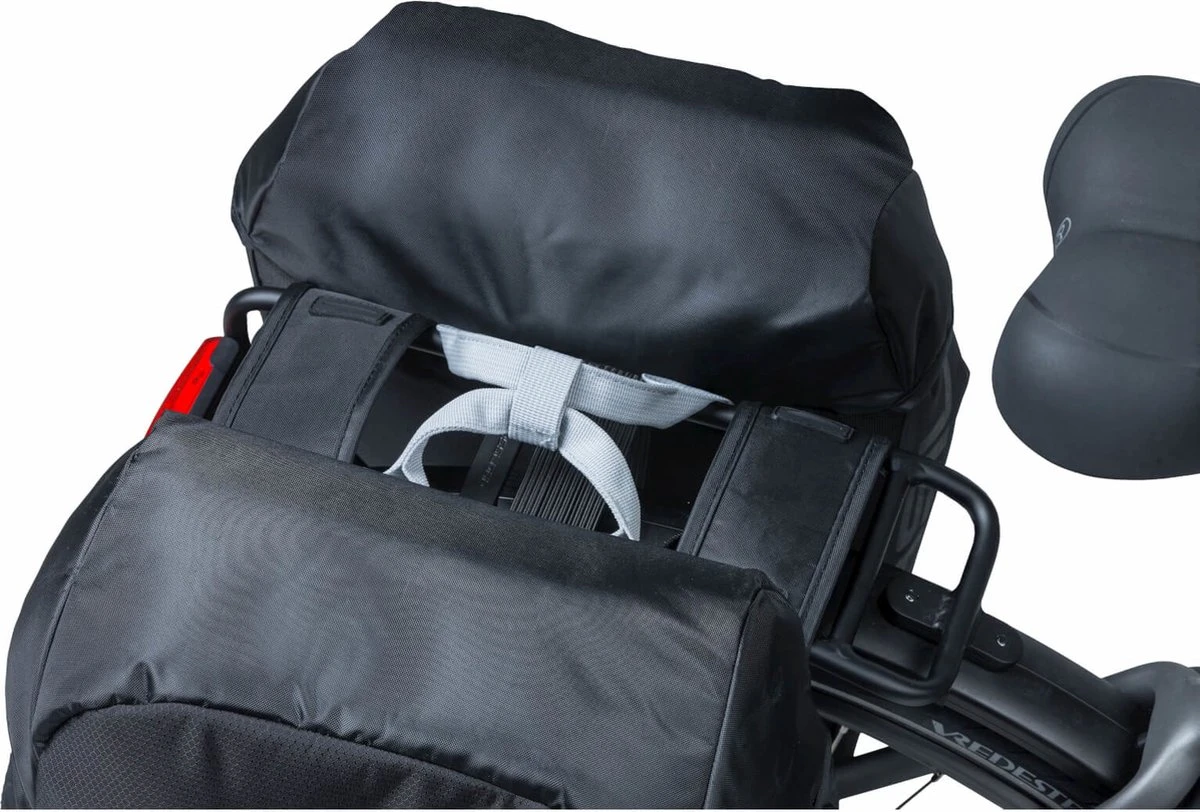 Basil Miles Dubbele Fietstas - Zwart - 34 Liter - Afbeelding 14