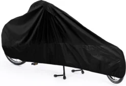 Merkloos Bakfiets Hoes - Waterdicht - CargoBike - Dolly - Cargo 2 Wieler Fietshoes - A-Kwaliteit - Zwart