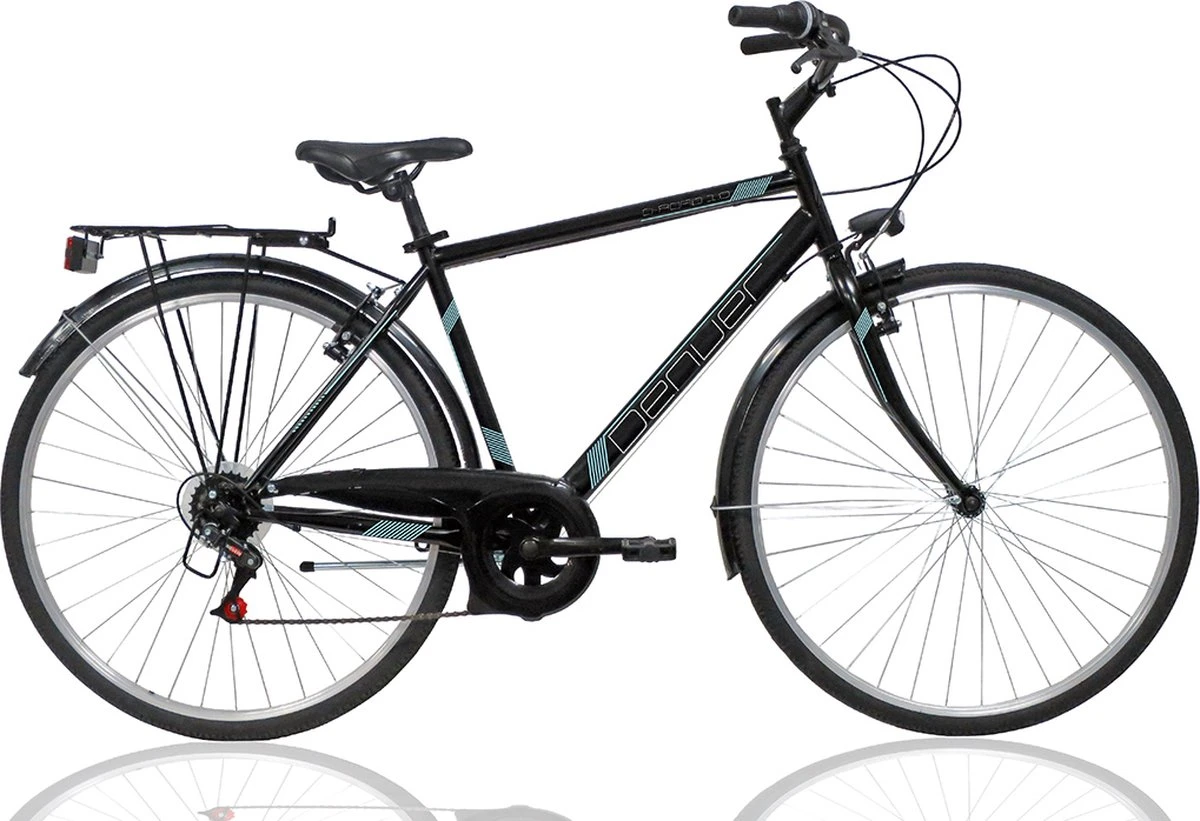 Denver D-Road,herenfiets, Trekking, 7 Sp, Zwart